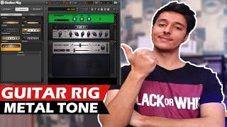 How To Make Metal Tone With Guitar Rig 5 | Massive tone!