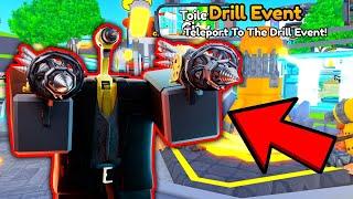 I USED DRILL EVENT UNITS EARLY!! (Toilet Tower Defense)