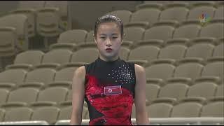 [HDp60] Kim Un Jong (PRK) Floor Team Qualification 2004 Athens Olympic Games