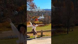 Fun things to do in Stowe, Vermont: A Stowe Fall Guide  #vermont #fall #autumn #stowe #travel