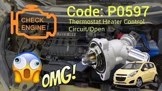 Thermostat Replace Code P0597 Chevrolet Spark