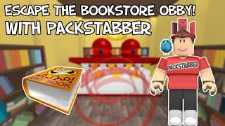 Getting eaten by a book! Escape the Bookstore Obby.