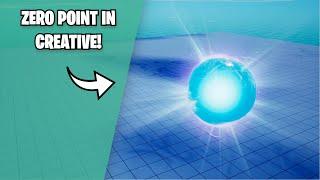 How to make a realistic ZERO POINT in Fortnite Creative! (Tutorial)