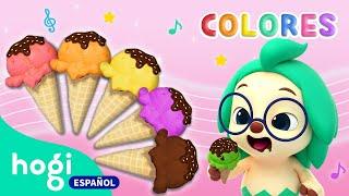 La Canción del Colorido Helado | Aprende los Colores con Helados | Hogi en español