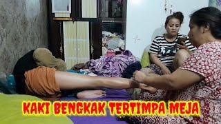 KAKI BENGKAK KETIBAN MEJA SUDAH BEROBAT BADAN MASIH MERIANG | ASMR MASSAGE JAKARTA