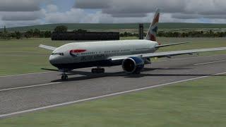 [P3D v3.1] - PMDG 777 Landing at Mauritius (FIMP) HD 60FPS