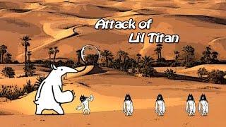 The Battle Cats - Master A VS Li'l Titan at Tapas Desert [3 Stars]