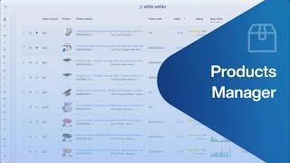 Manage your products on Amazon, Elite Seller Tools