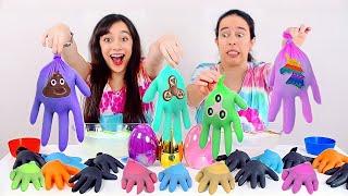 NÃO ESCOLHA A LUVA ERRADA DE FIDGET TOYS  Desafio das Luvas Misteriosas - Somos 8 milhões! 