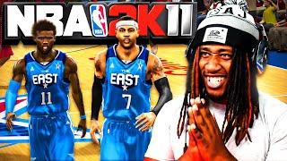 NBA 2K11 MyCAREER #36 - I TEAMED UP WITH LEBRON, CARMELO AND D ROSE IN THE ALL-STAR GAME!