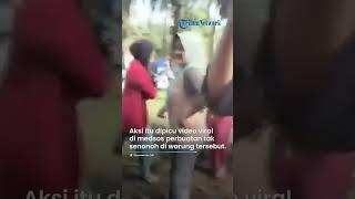 VIRAL! AKSI EMAK-EMAK NEKAT BAKAR Warung yang Diduga Jadi Tempat Prostitusi, Video Mesumnya Viral