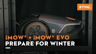 STIHL iMOW® robotic lawn mower I Prepare iMOW® for the winter