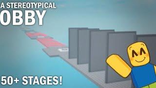 ROBLOX - A stereotypical obby - full game walkthrough  - bad ending