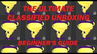 THE ULTIMATE CLASSIFIED UNBOXING BEGINNER'S GUIDE! (Ghost Simulator)