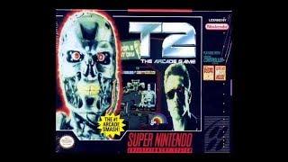 Terminator 2 T2 The Arcade Game (1993) - Super Nintendo SNES