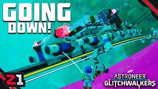 Taking Our TRAIN BASE Everywhere ! Astroneer Glitchwalker DLC [E7]