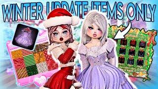 *NEW WINTER UPDATE ITEMS AND CODES* in DRESS TO IMPRESS!! 