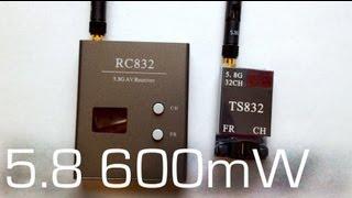 FoxTech 5.8G 600mW TX/RX Review -RCTESTFLIGHT -