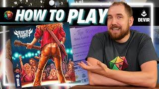 How to Play ROCK HARD 1977 | Board Game Tutorial