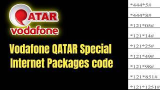 Vodafone QATAR internet Packages & 3G/4G internet offer