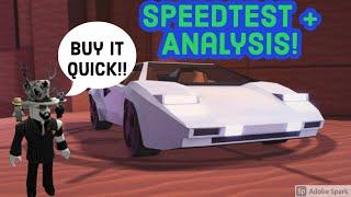 Why You Should Buy the Torero! Torero Speed Test + Analysis | Roblox Jailbreak