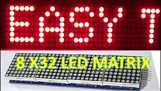 Text Scrolling Display | MAX7219 Dot Matrix 4-in-1| Arduino