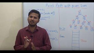 Print Root to Leaf Path with Given sum(Print all K-Sum paths) in a given Binary Tree