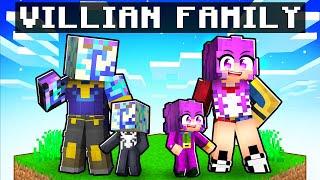 Having a SUPERVILLAIN FAMILY in Minecraft!