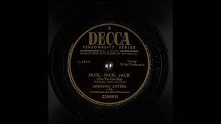 Jack, Jack, Jack (Cu-Tu-Gu-Ru) ~ Andrews Sisters with Vic Schoen and His Orchestra (1947)