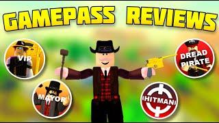 Reviewing All The Gamepasses - Roblox Wild West