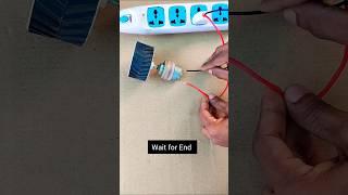 Crazy Experiment | Dc Gear Motor VS Ac Supply #dcmotor #tech #shorts #experiments