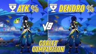 Kinich: ATK% vs DENDRO% Goblet | Best Kinich Build Comparison - Genshin Impact