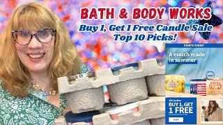 Bath & Body Works Buy 1, Get 1 Free Candle Sale Top 10 Picks!