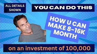 How I Turned 100K Into 10K A Month (Investing For Beginners)