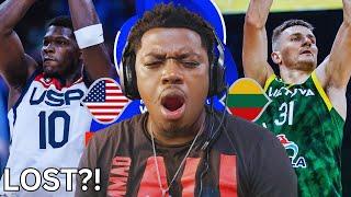 USA Loses To Lithuania! *REACTION*