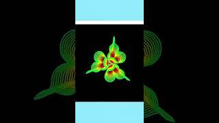 Python Turtle Graphics Code: Amazing Gladiolus Flower Shape Drawing#2023