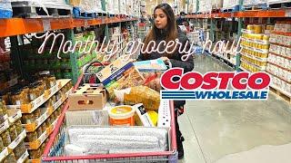 HUGE monthly COSTCO haul | shop with me |Nageen lifestyle | life in USA