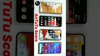 S22 Ultra vs S21 Ultra vs Apple iPhone 13 Pro Max vs Google Pixel 6 Pro - AnTuTu score |#shorts