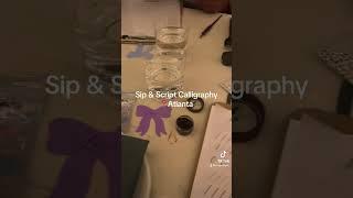 Hobby Ideas: Calligraphy #atlanta #calligraphy #calligraphybeginner #thingstodo
