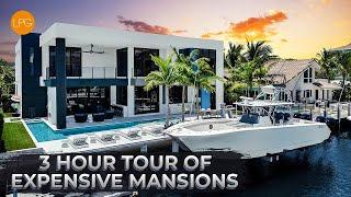 3 Hour Tour Of The MOST EXPENSIVE MEGA MANSIONS For MILLIONAIRES | LUXURY ARCHITECTURE AND DESIGN 