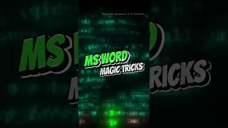 #Winword #magic #tricks #tipsandtricks #viralreels #education #tranding #word #msword #computer