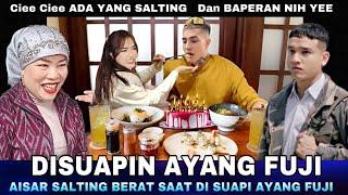 So Sweet Aisar di Suapi Makan Oleh Ayang Fuji Bikin Aisar Salting, Aisar Makin Baper Berat !!!