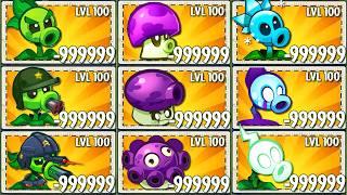 PVZ 3 - Random 30 Plants POWER-UP vs All Zombies - Who Will Win?