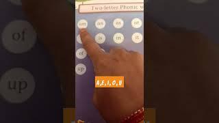 Two letters words️two letters phonics sounds words,A E I O U Vowel#ukg#lkg#phonics#viral #shabd