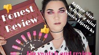 JEFFREE STAR NUDES VOLUME 2 LIP SWATCHES AND REVIEW