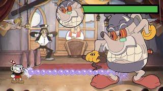 Cuphead - All Bosses With Extreme Rapid Fire Rate With Healthbar ( Lobber )