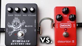MXR Distortion III vs. Joyo High Gain Distortion