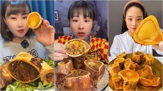 thánh ăn tủy xương siêu cay - asmr mukbang bone marrow - 牛骨髓, 牛肉の骨髄, 쇠고기 골수 #966