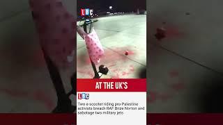 Pro-Palestine activists break into RAF base