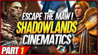 World of Warcraft: Shadowlands Cinematics and Cutscenes | Escape the Maw! [4k]